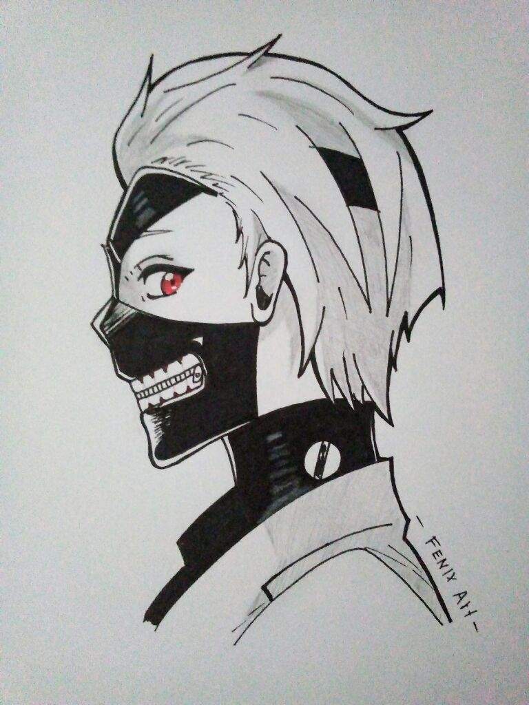 Kaneki ken boceto rápido | •Arte Amino• Amino