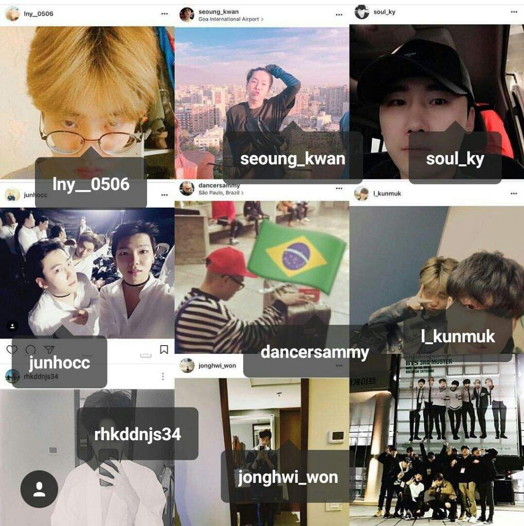 BTS DANCERS INSTAGRAM'S | ARMY's Amino