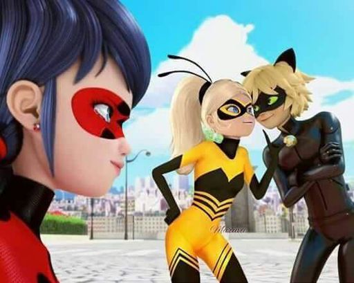 Queen Bee x Chat Noir | Wiki | •Miraculous Ladybug Español• Amino