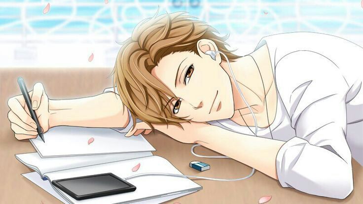 Anime boy dating sim