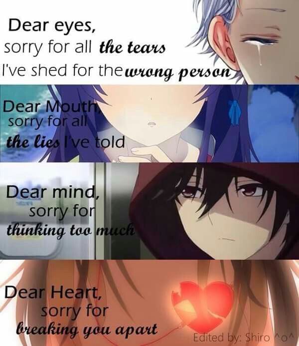 Sad anime quotes part 1 | Anime Amino