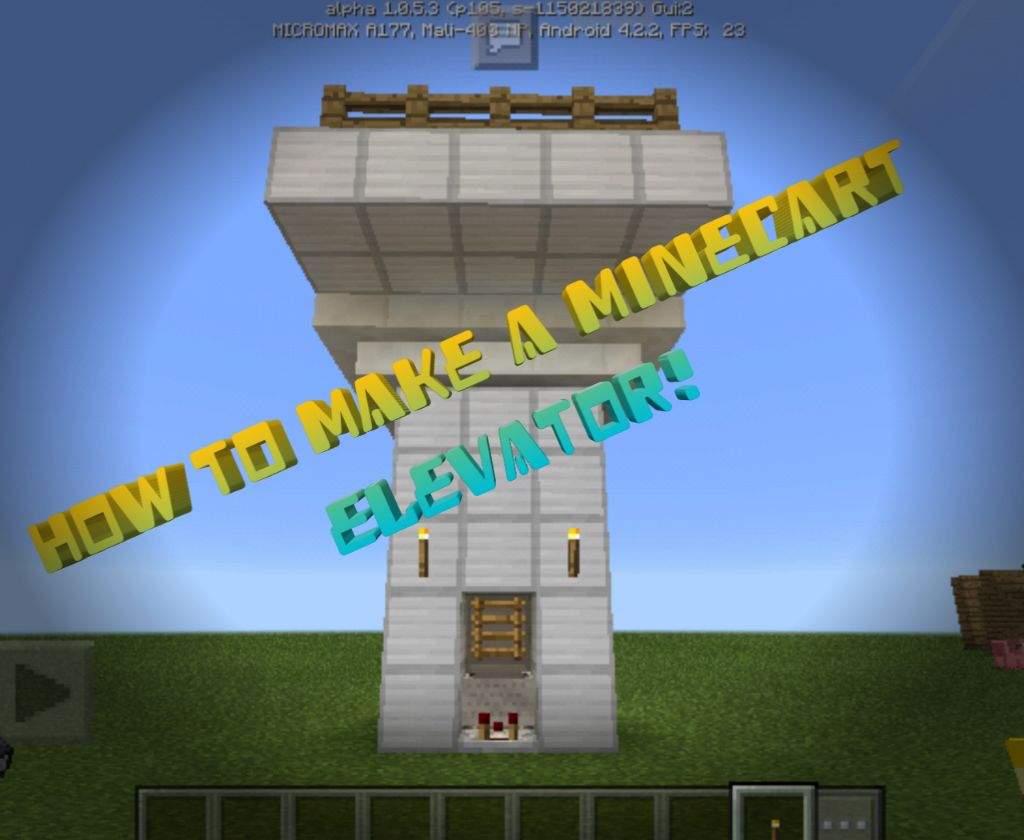 How To Make A Minecart Elevator Minecraft Amino