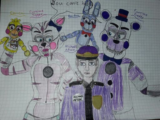 This drawing was inspired by song You Can't Hide by CK9C | FNAF ...