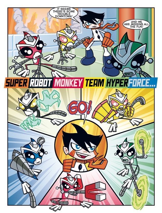 Super Robot Monkey Team Hyperforce Go! | Cartoon Amino
