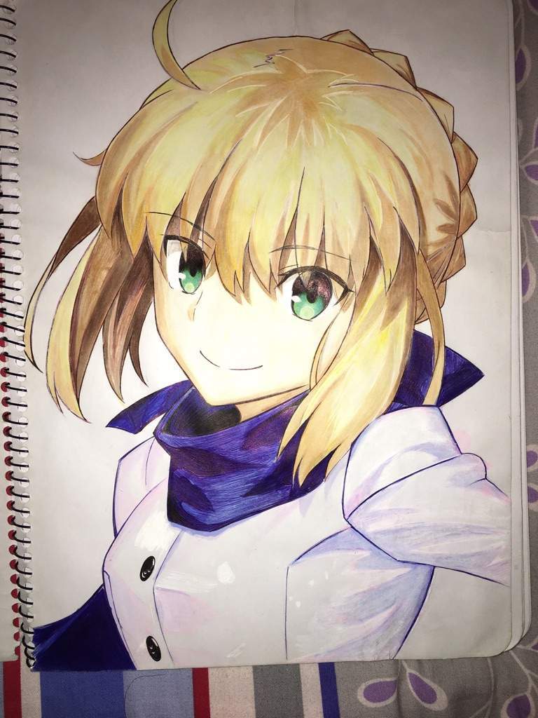 Saber Painting Fate Stay Night Amino