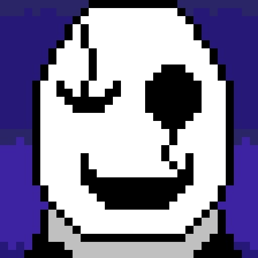 Gaster pixel art | Undertale Amino