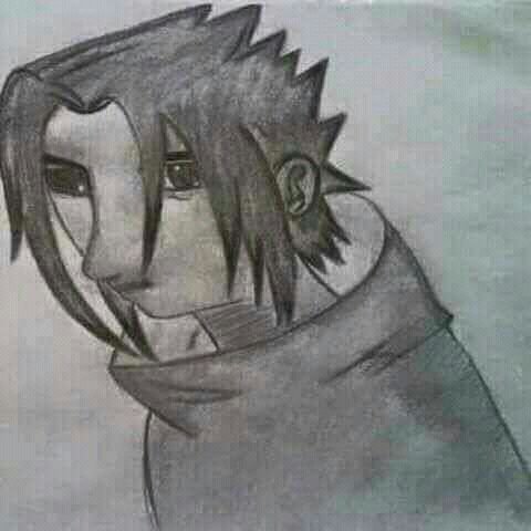Este dibujo es uno de los mejores que e visto de sasuke. Japón