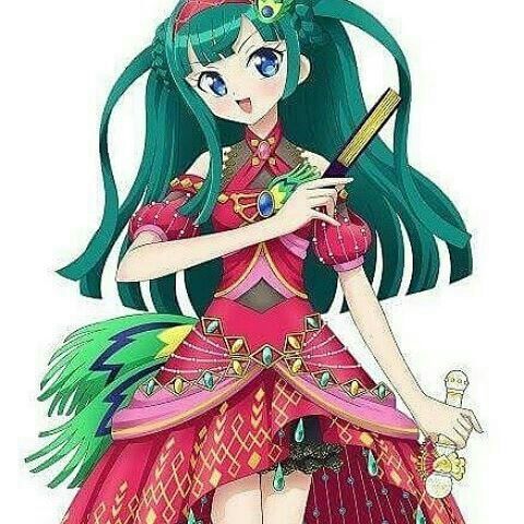 プリパラ　月川ちり　カフェ　サインポストカード プリパラ月川ちり
