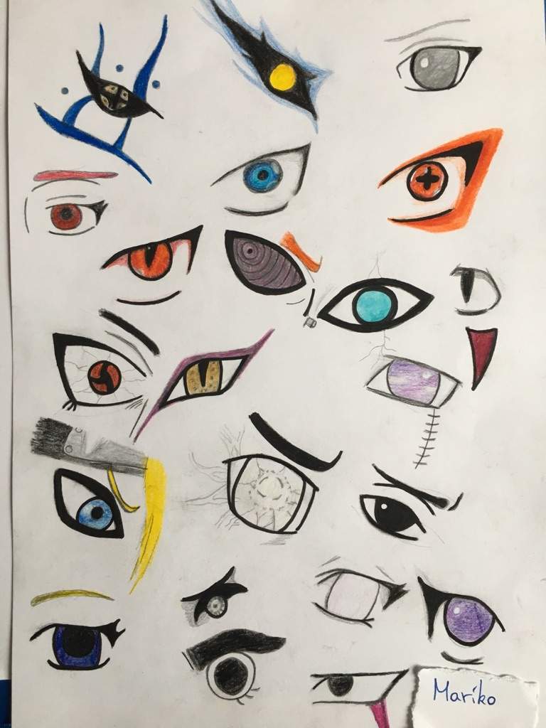 Some random Naruto eyes:) | Naruto Amino