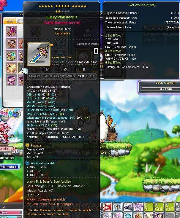 maplestory fafnir set