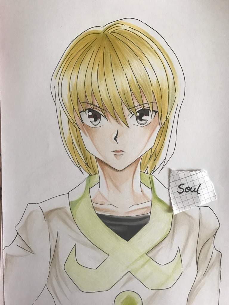 Kurapika drawing Hunter x Hunter Amino