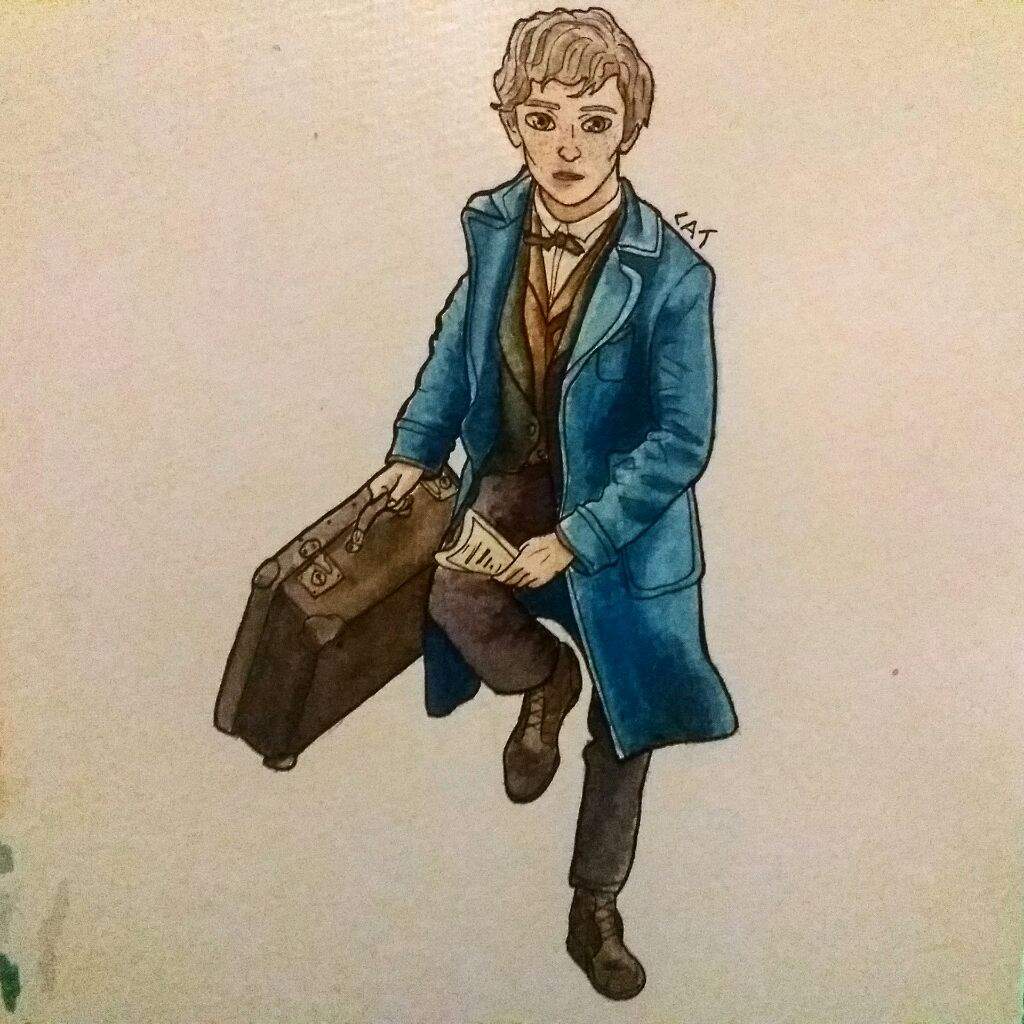 Fantastic Beasts fanart - Newt Scamander | Harry Potter Amino