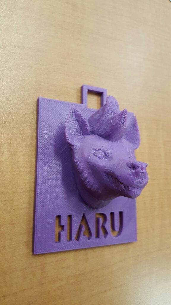 pic Hyena Fursona Badge haru hyena 3d printed badge furry amino