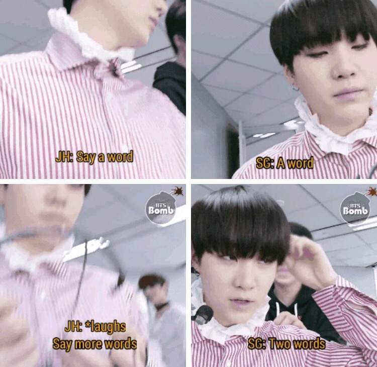 Suga being savage | ARMY's Amino