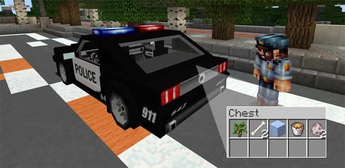 Police Car Addon! [Review]  Minecraft Amino