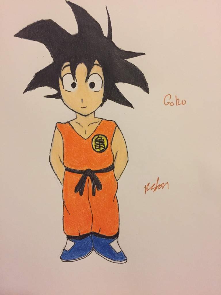 Small Goku Drawing | DragonBallZ Amino