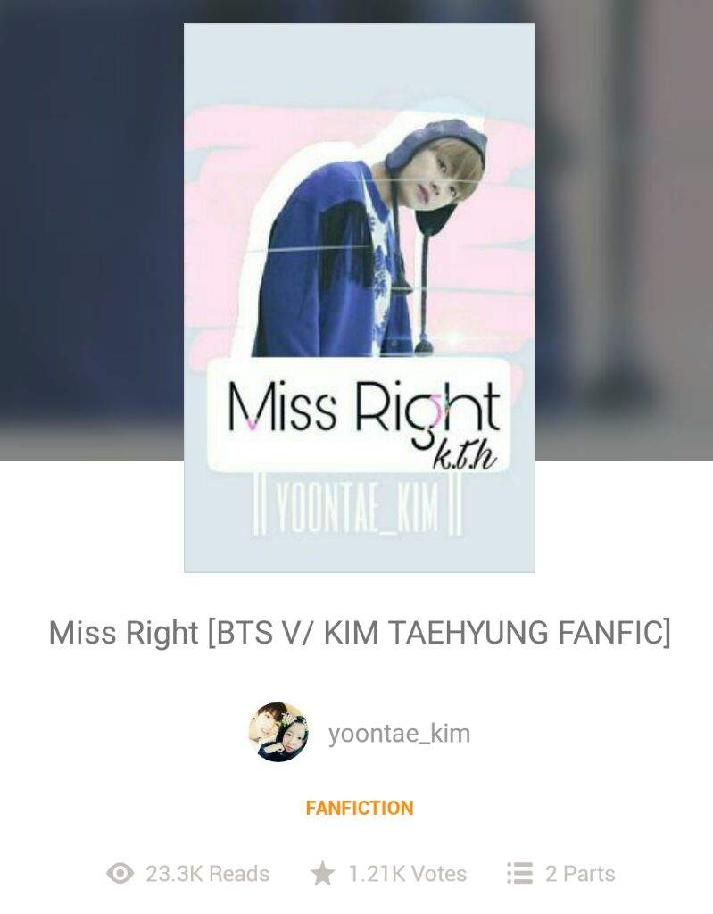 Miss Right Bts V Kim Taehyung Fanfic Youaremytae Wattpad Army S Amino