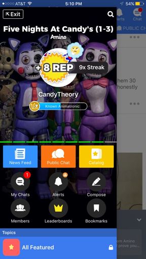 Candytheory Five Nights At Candy S Amino - fnac old candy roblox