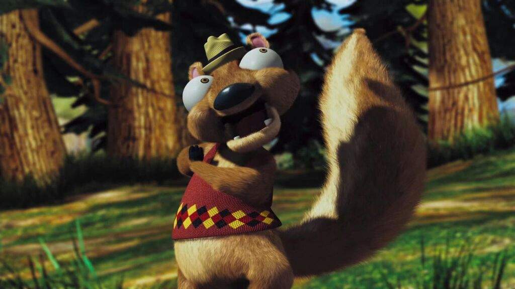 In hoodwinked!, it was shown that twitchy liked to take pictures of everyth...