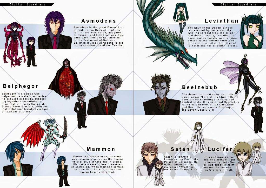 7 deadly sins demons