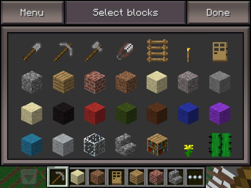 minecraft creative inventory
