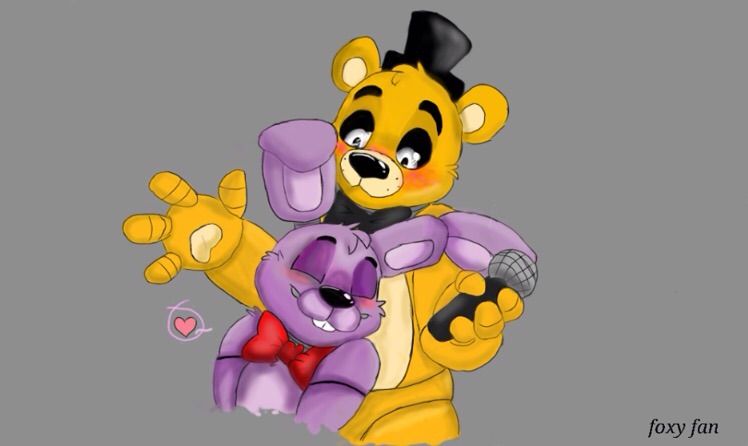 Golden Freddy X Bonnie Five Nights At Freddys Amino - 