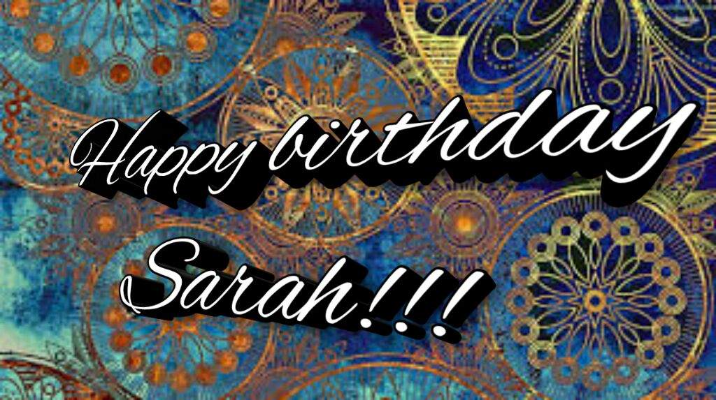 Happy Birthday Sarah Pll Amino