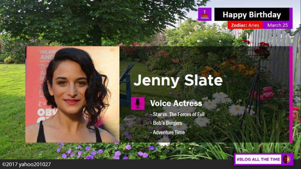 Happy Birthday, Jenny Slate | Cartoon Amino