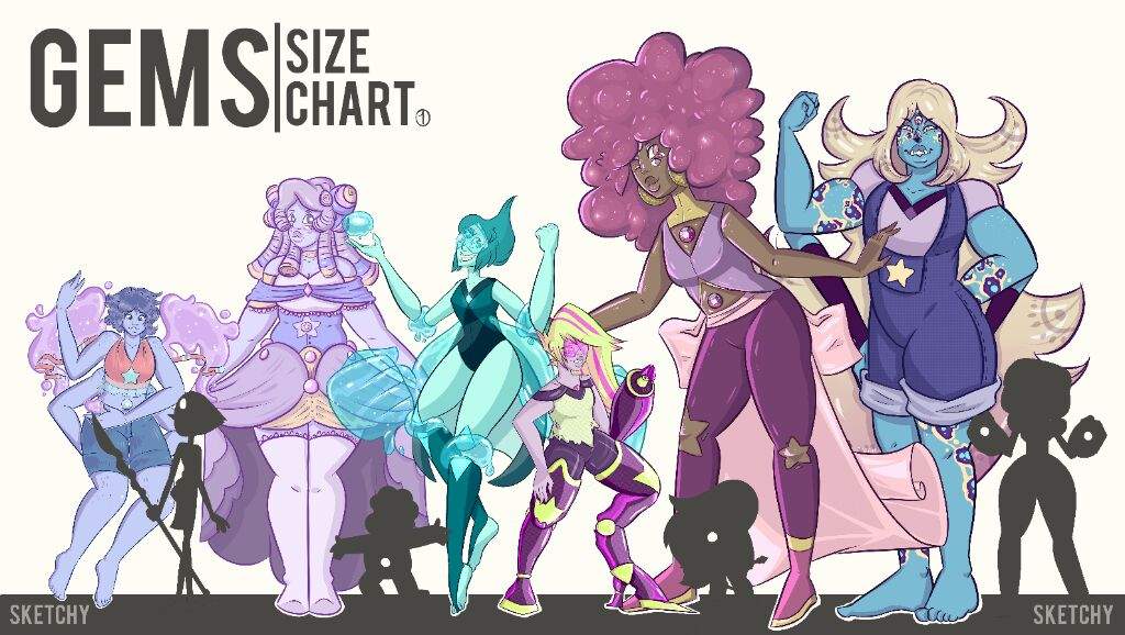 Steven Universe Size Chart