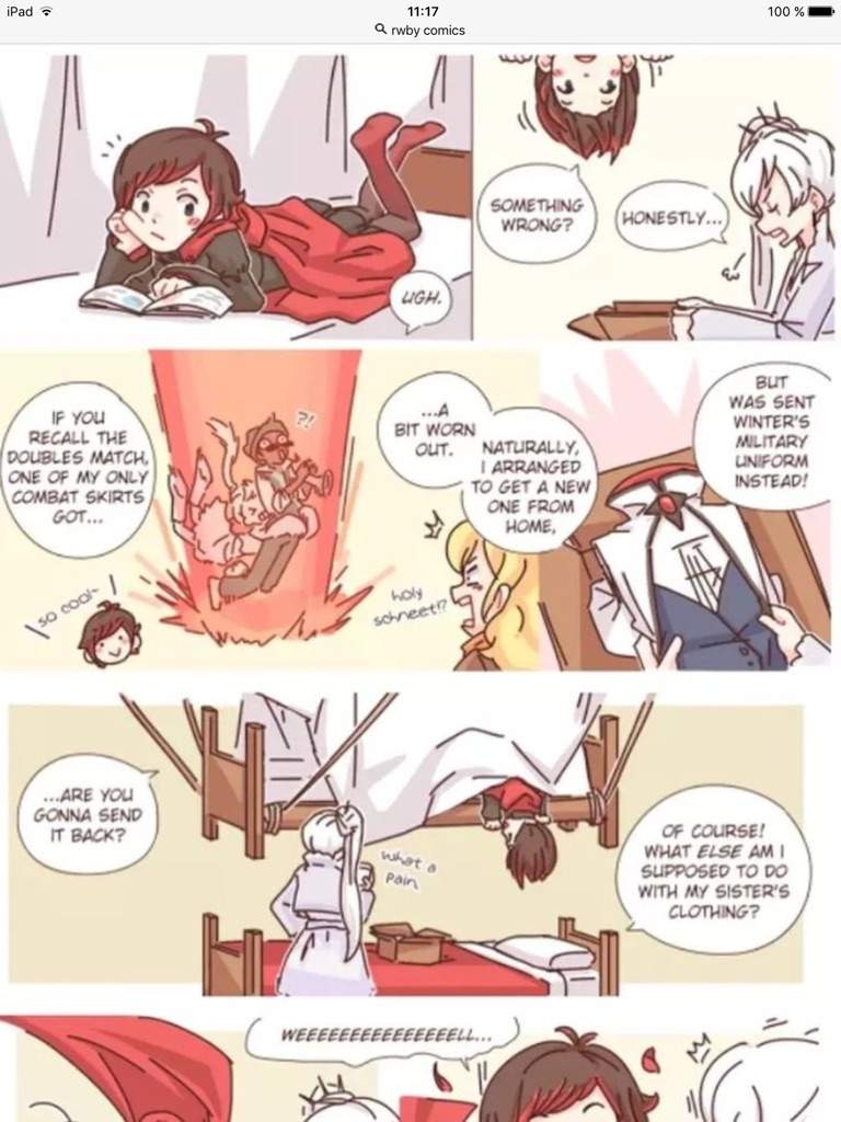 Weiss And Ruby Comic Wiki Rwby Amino