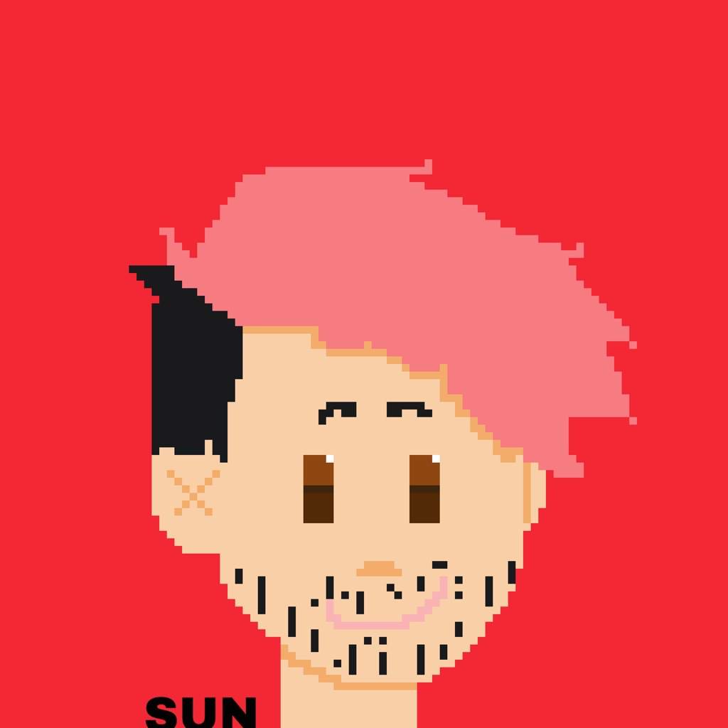 Markiplier Logo Pixel Art Grid