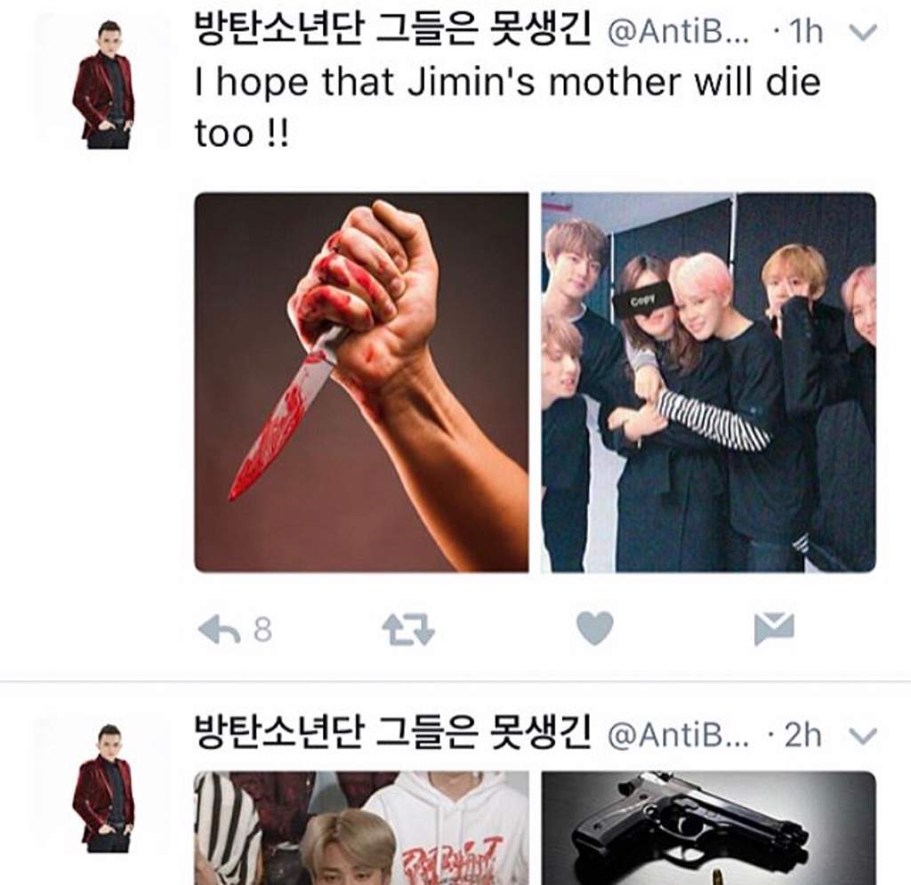 Jimin Receiving Death Threats From "A.R.M.Y'S" ant Anti's | ARMY's Amino