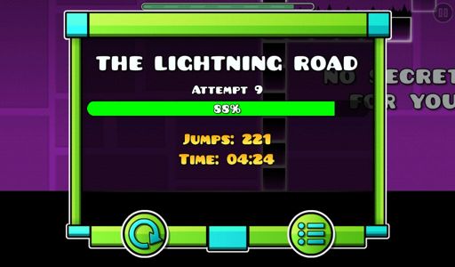 Dang It Lightning Road | Geometry Dash Amino