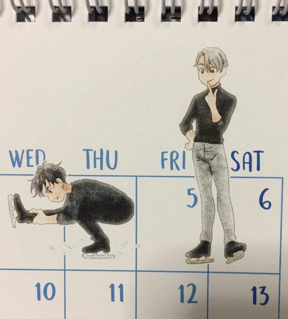 Yuri on Ice Calendar Art Yuri On Ice Amino