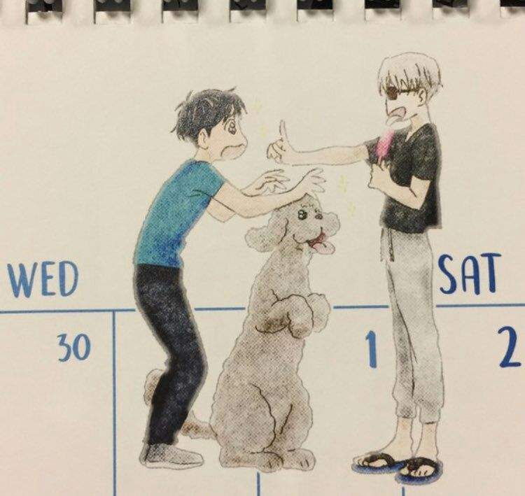 Yuri on Ice Calendar Art Yuri On Ice Amino