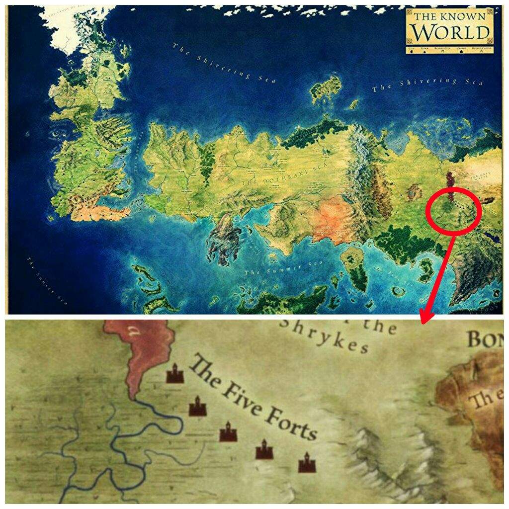 the five forts game of thrones