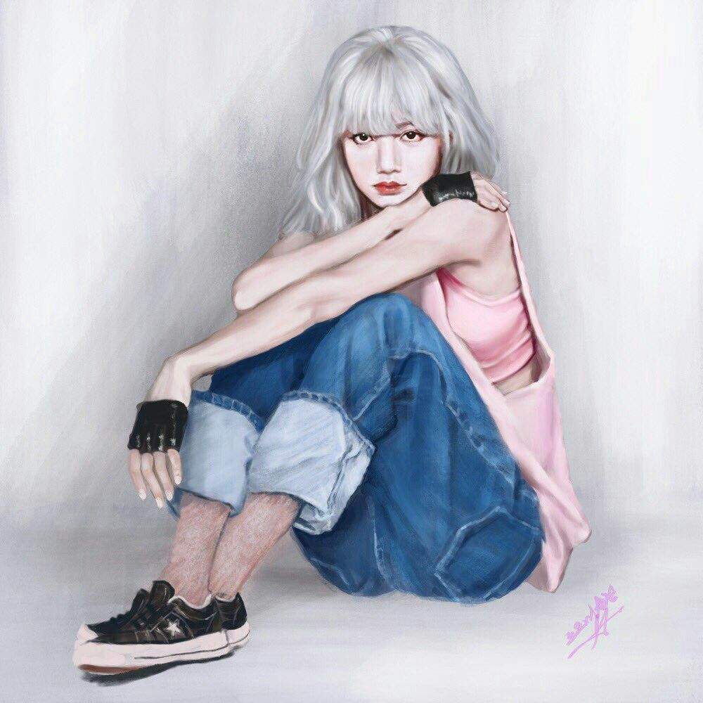 Lisa blackpink рисунок