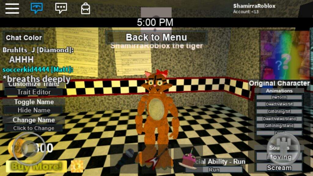 Me And Roblox Five Nights At Freddy S Amino - run multiplayer roblox