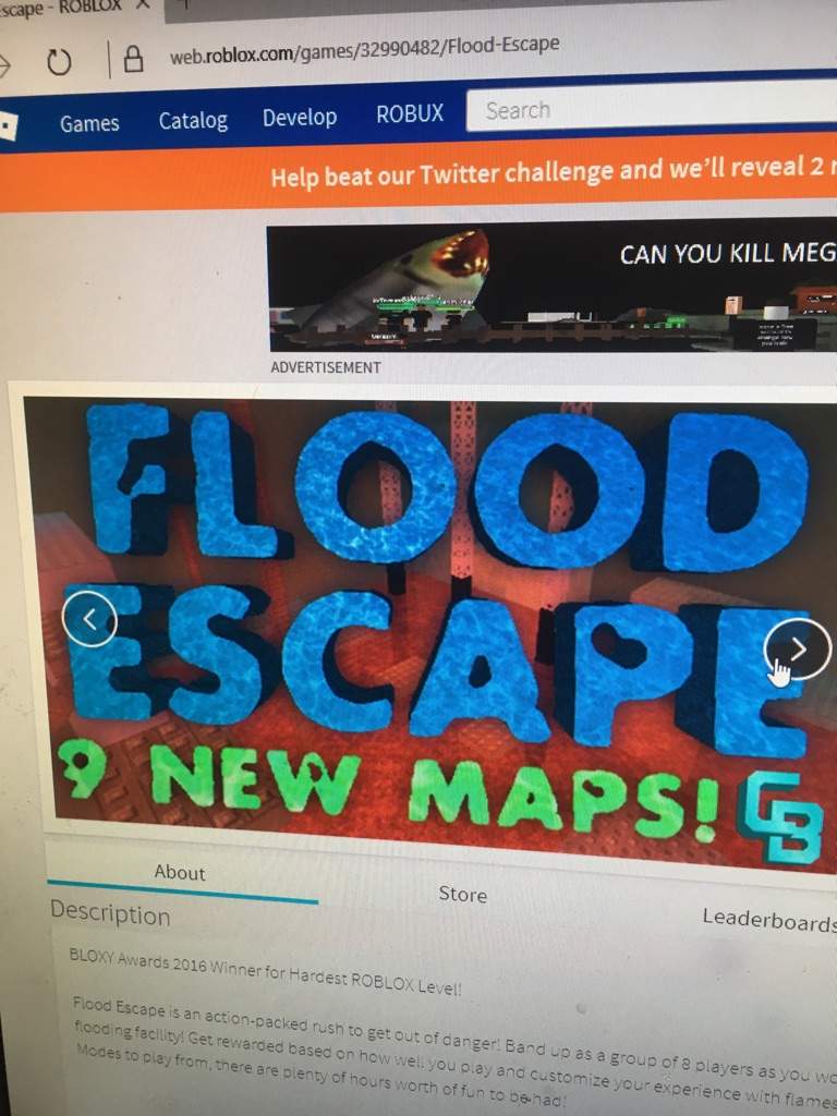 Roblox Flood Escape 2 Bloxy