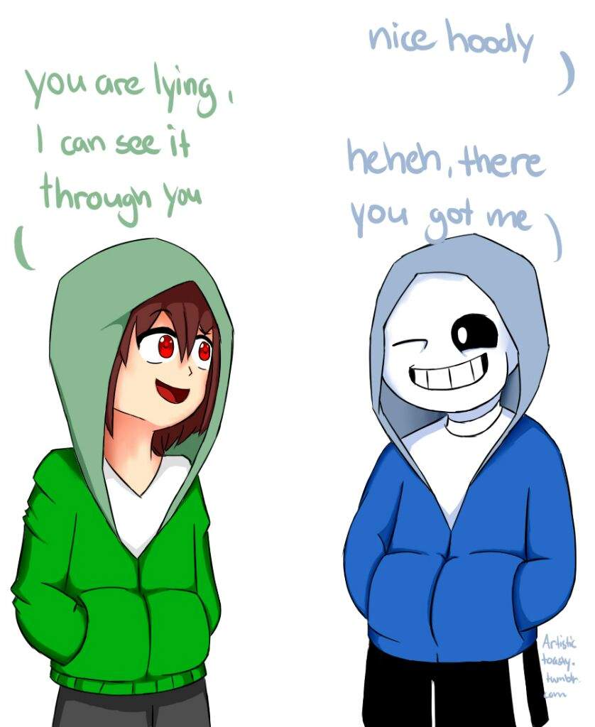 When Storyshift Chara And Sans Met Each Other Undertale