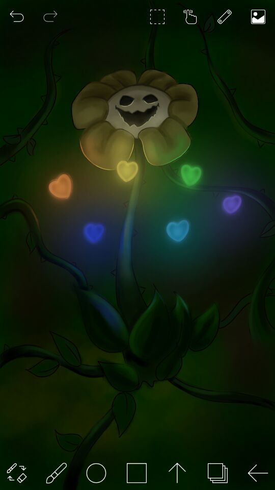 * Flowey is taking the human SOULs | Undertale Amino