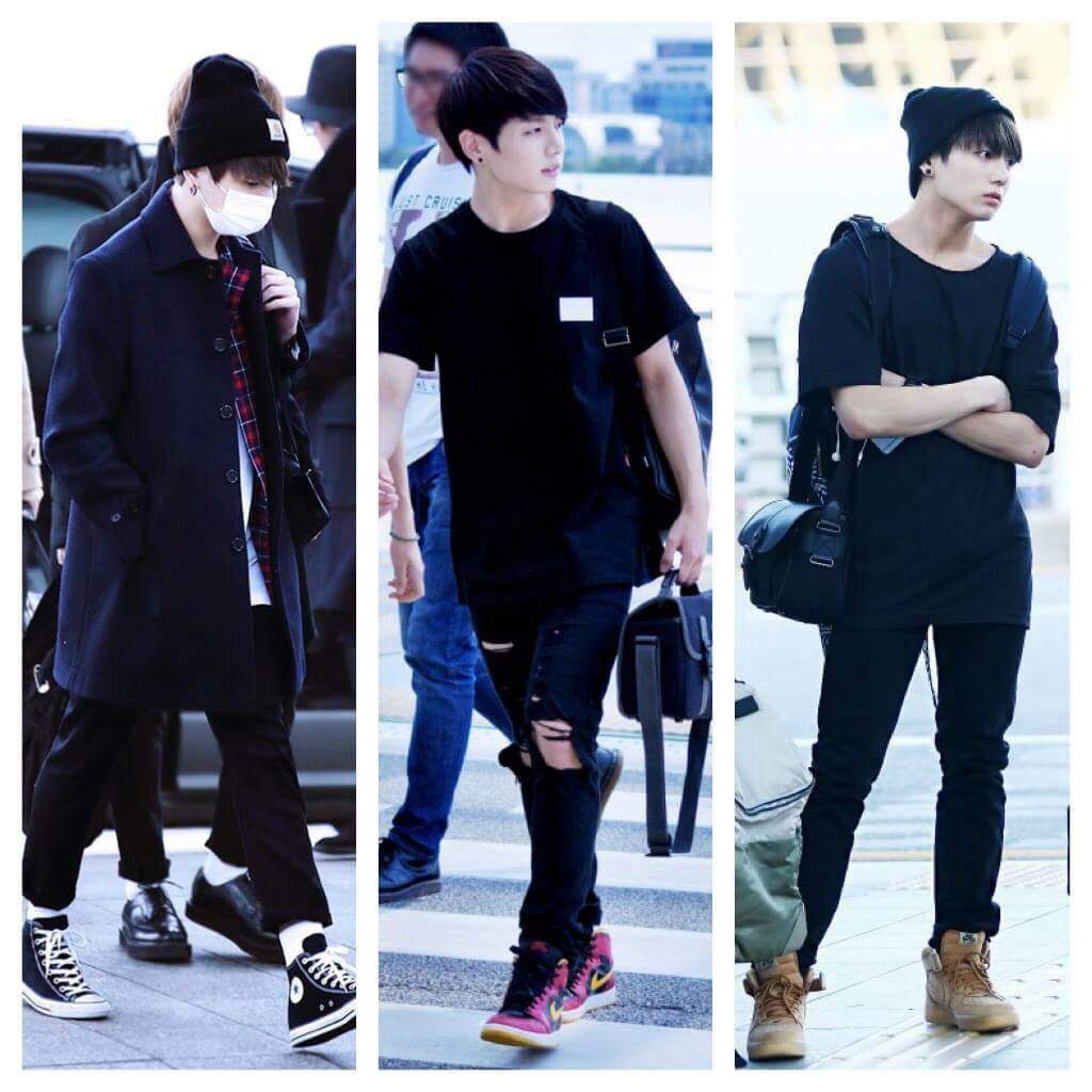 Jungkook's airport fashion | ARMY's Amino