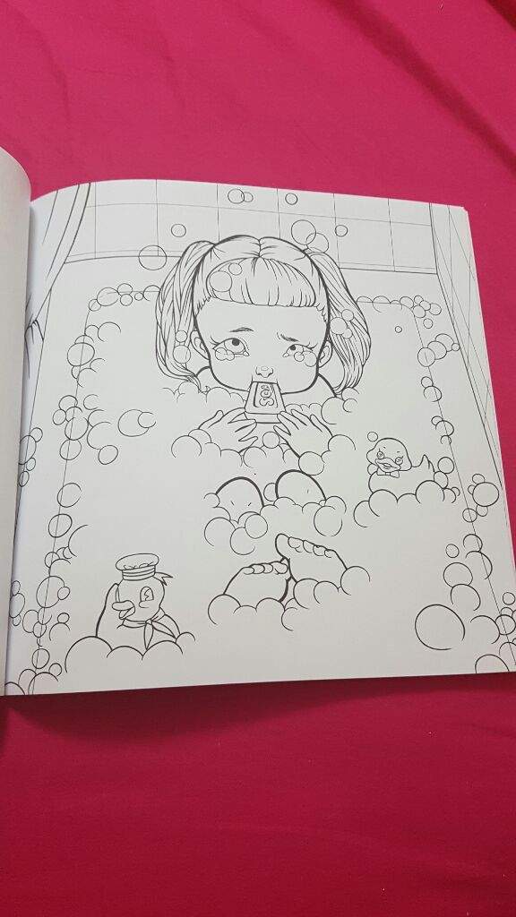 CRYBABY coloring book review