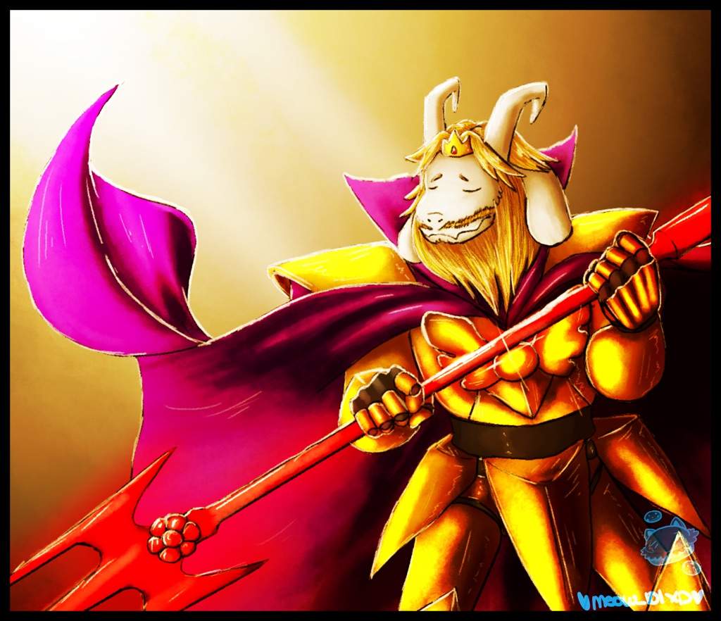 👑King Asgore Fan Art🖌 | Undertale Amino