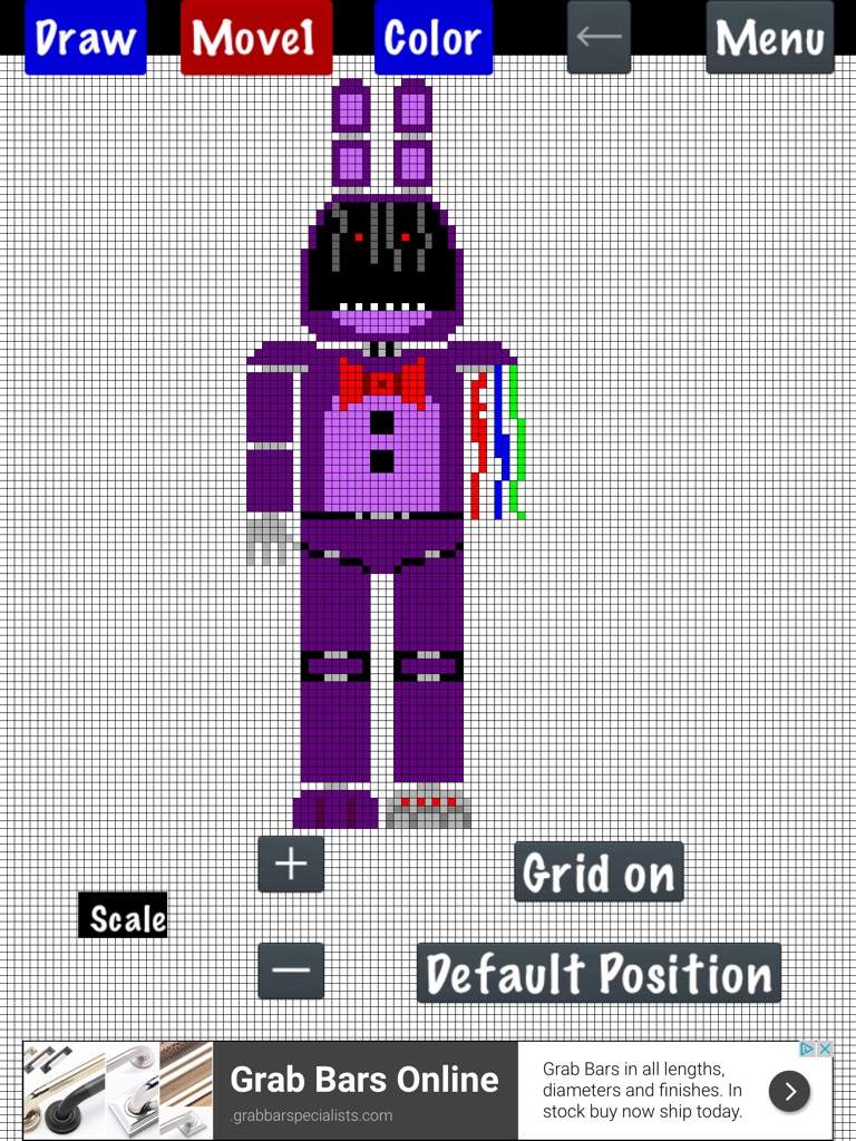 Withered Bonnie Pixel Art Five Nights At Freddy S Amino