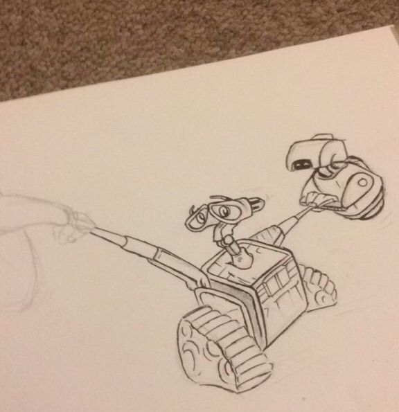 Wall-e drawing | Cartoon Amino