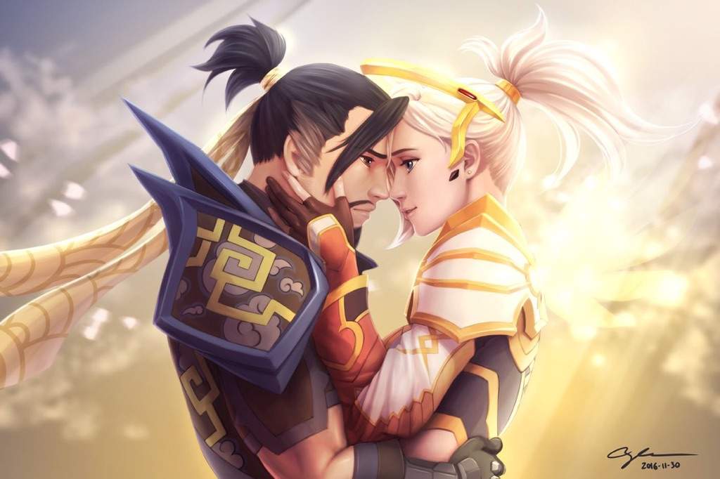 Hanzo X Mercy | Overwatch Amino