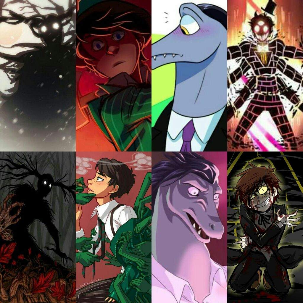 A animated villain collage | Cartoon Amino