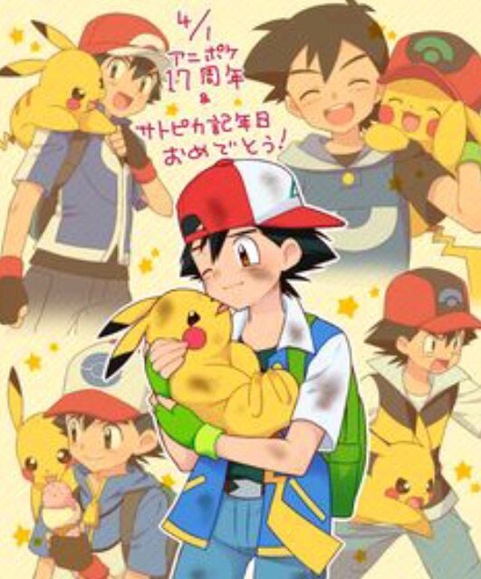 pikachu and ash love