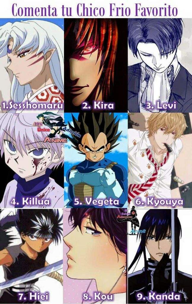 Cuál es tu chico frío favorito? •Anime• Amino